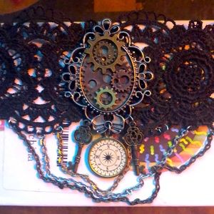 Black Vintage lace choker